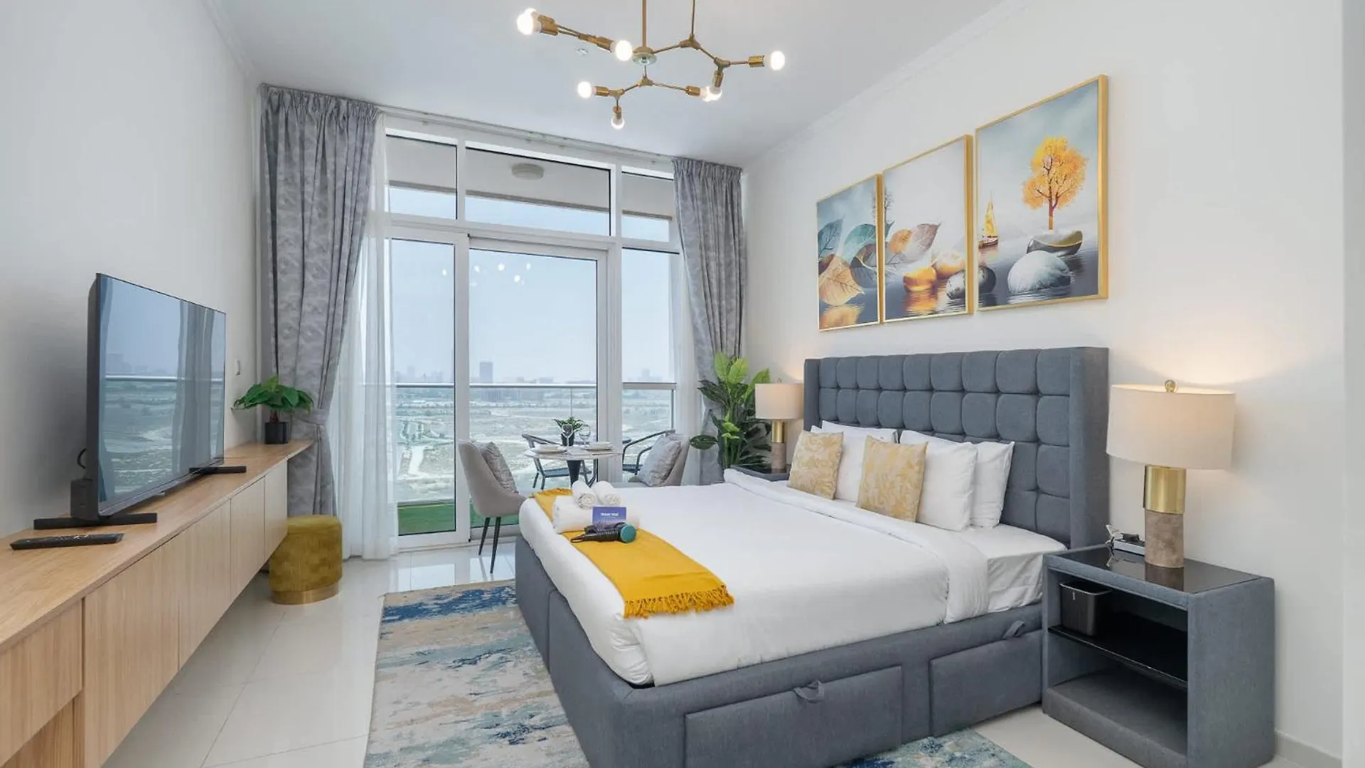 Appartement Cosy Studio In Damac Hills - Sleeps 2 Dubai